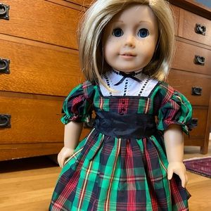 American girl doll holiday dress